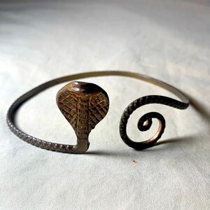 *3/$25 or 2/$20* Vintage Goddess Cobra Snake Upper Arm Cuff Bracelet